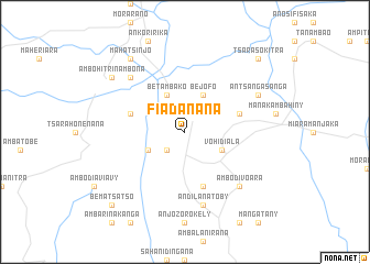 map of Fiadanana