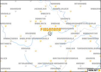 map of Fiadanana