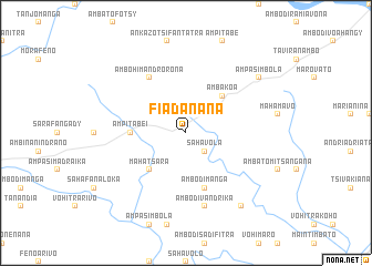 map of Fiadanana