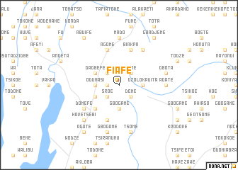 map of Fiafe