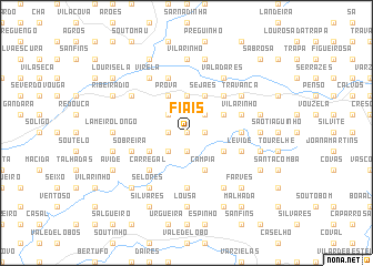 map of Fiais