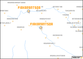 map of Fiakarantsoa