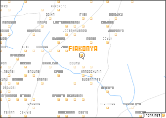 map of Fiakonya