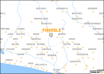 map of Fiakpole