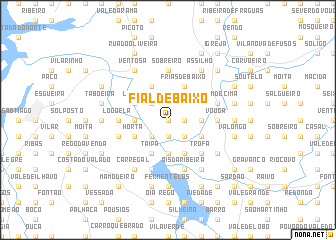 map of Fial de Baixo