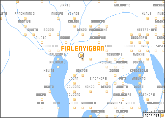 map of Fialenyigban