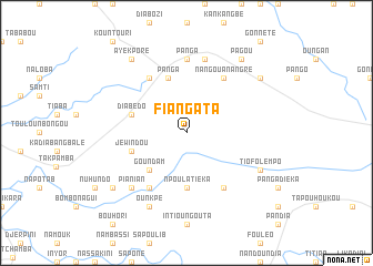 map of Fiangata