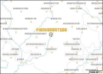 map of Fiankarantsoa