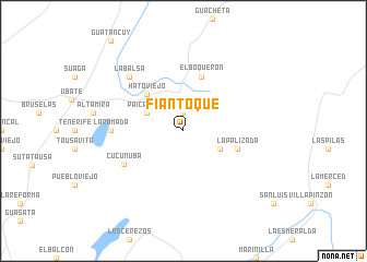 map of Fiantoque