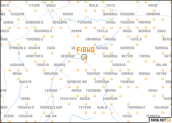 map of Fiawo