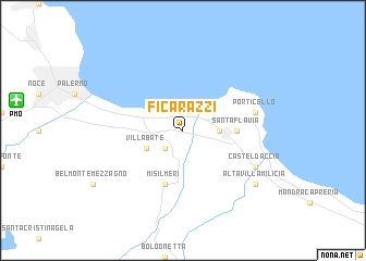 map of Ficarazzi