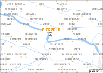 map of Ficarolo