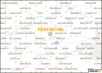 map of Fichtigsthal