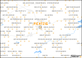 map of Fichtzig