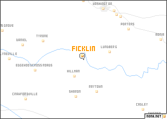 map of Ficklin