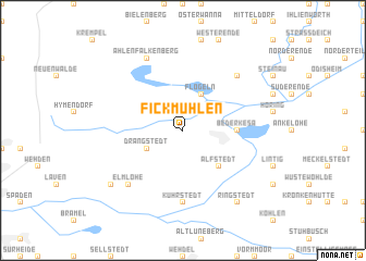 map of Fickmühlen