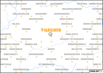 map of Fidasiana