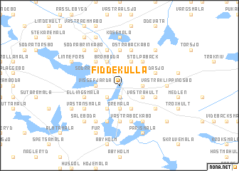 map of Fiddekulla