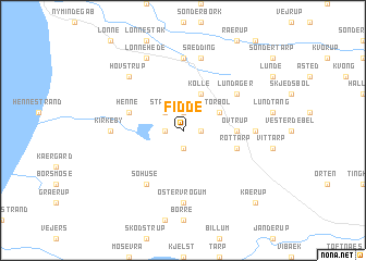 map of Fidde