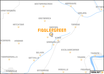 map of Fiddlergreen