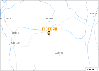 map of Fidegan