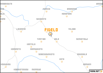 map of Fidélo