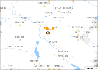 map of Fidje