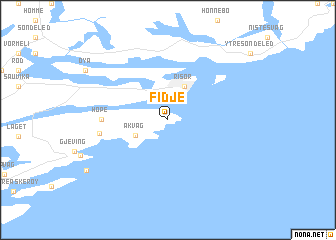 map of Fidje