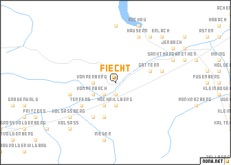 map of Fiecht