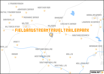 map of Field and Stream Travel Trailer Park