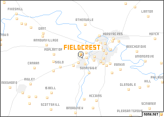 map of Field Crest