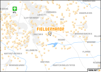 map of Fielder Manor