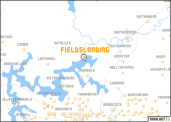 map of Fields Landing