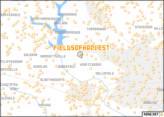 map of Fields of Harvest