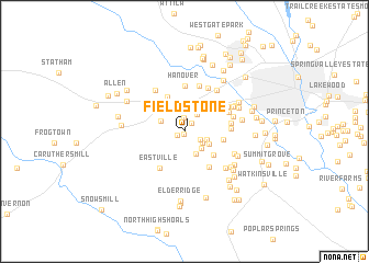 map of Fieldstone