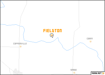 map of Fieldton