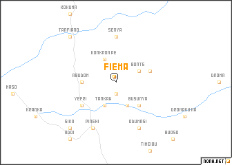 map of Fiema