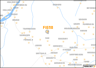 map of Fièna