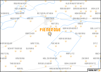 map of Fienerode