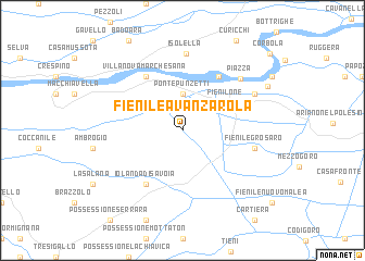 map of Fienile Avanzarola