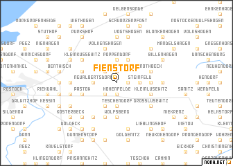 map of Fienstorf