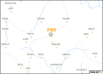 map of Fien