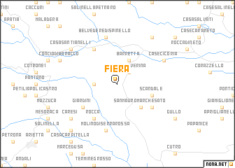 map of Fiera