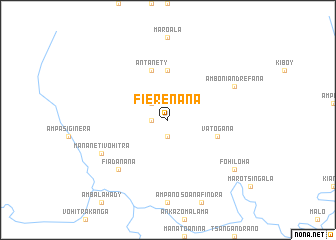 map of Fierenana