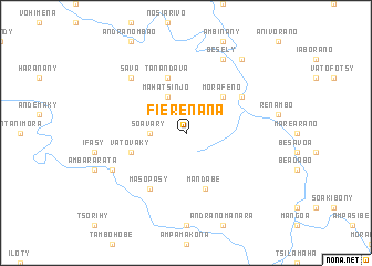 map of Fierenana