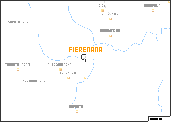 map of Fierenana