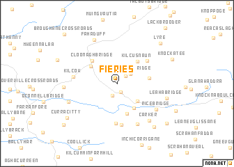 map of Fieries