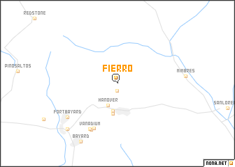 map of Fierro