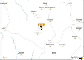 map of Fier