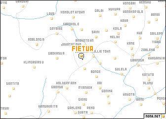 map of Fietua